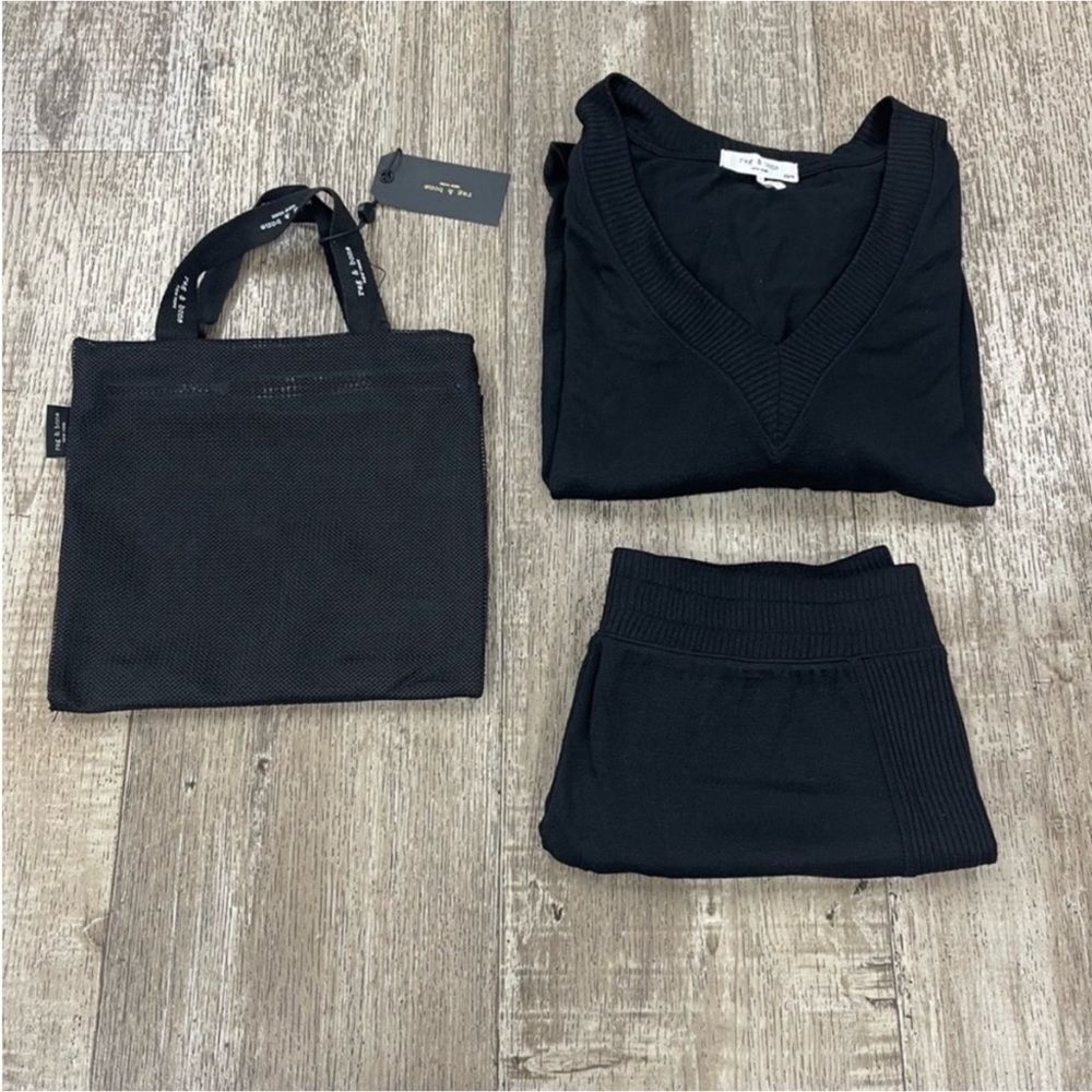 Rag & Bone The Knit Lounge Gift Set In Black - Picture 5 of 9